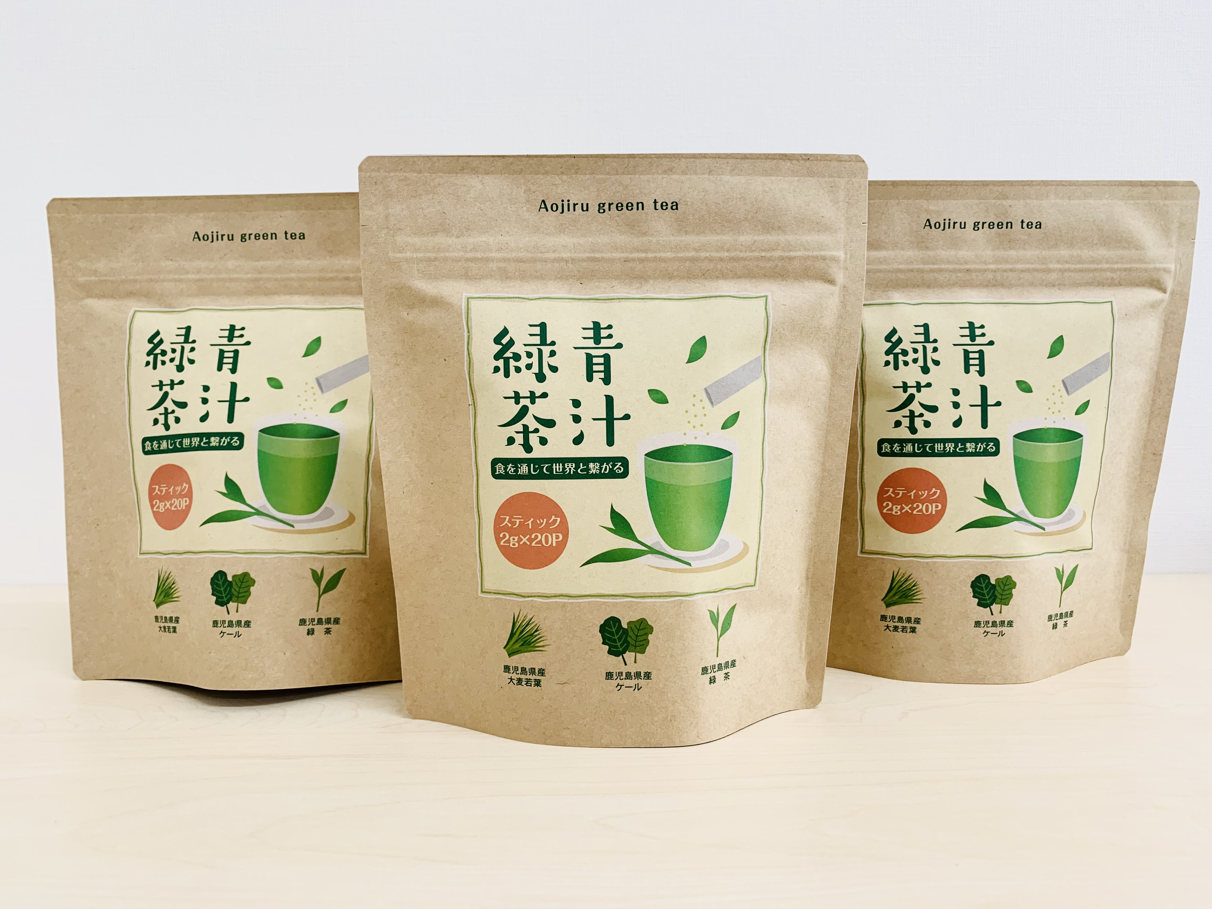 4-A-271 青汁緑茶セット（３袋入り）